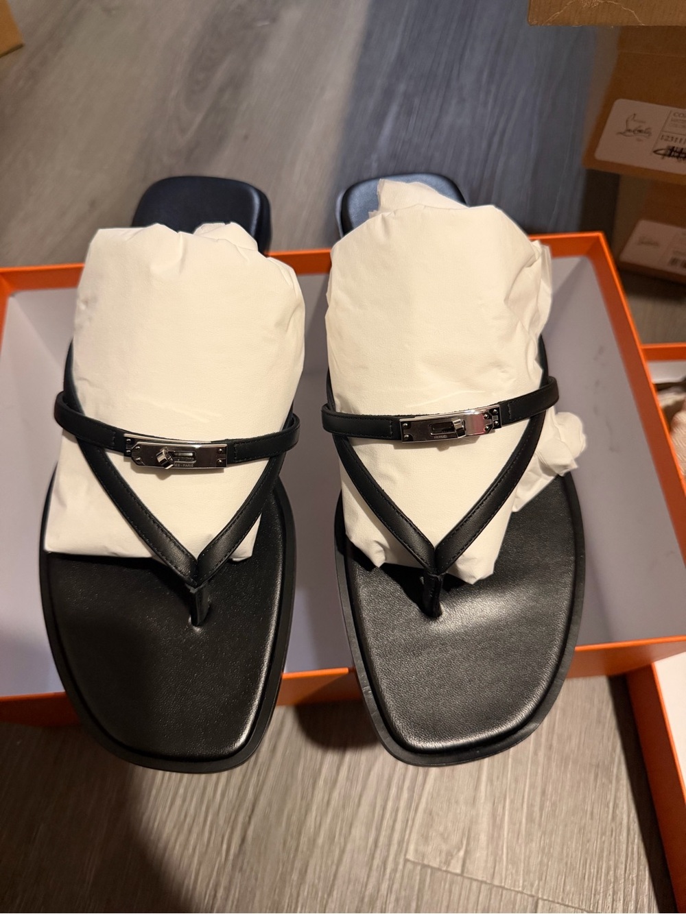 Hermes femme miss veau sandals